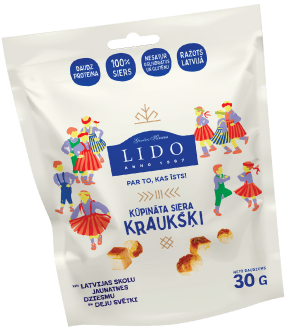 LIDO Kūpināta siera
                    kraukšķi